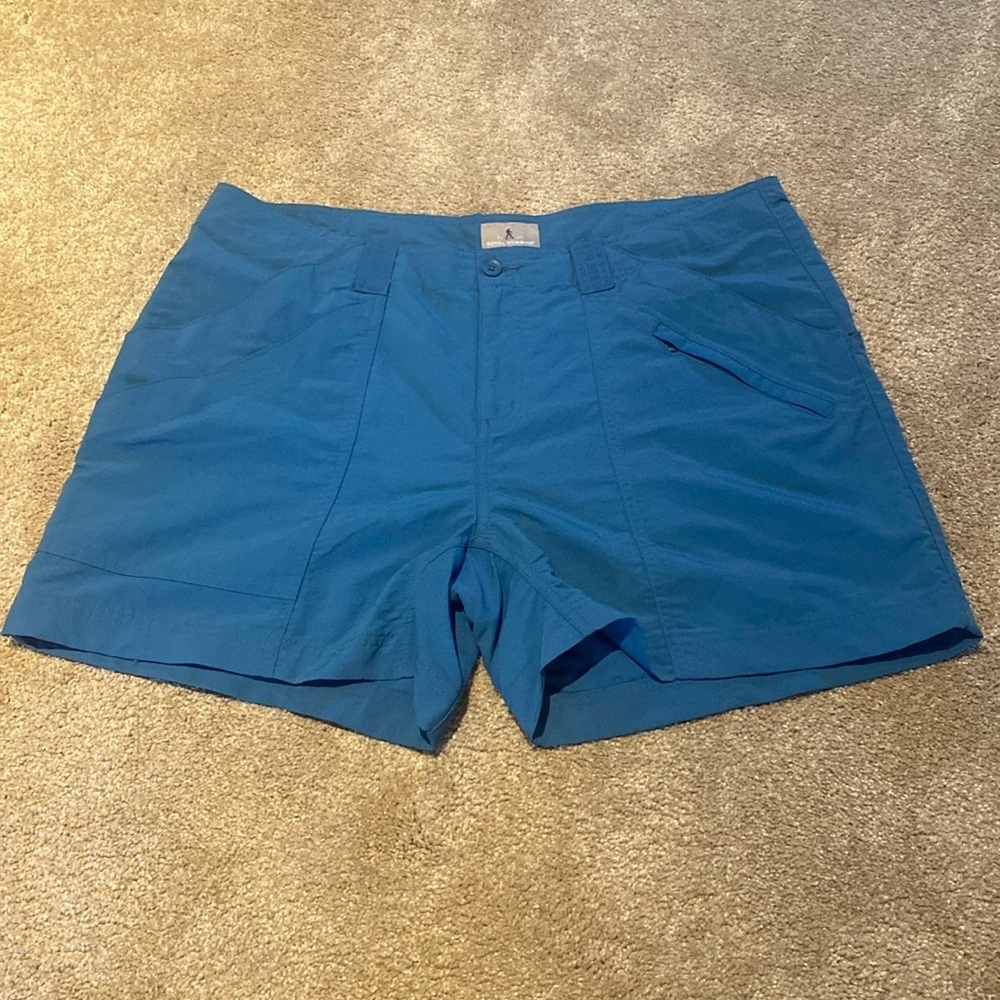 Royal Robbins Nylon Back Country Hiking Camping Outdoor Women’s Shorts Blue 14